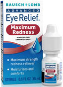 ADVANCED EYE RELIEF MAX REDNESS RELIEVER EYE LUBRICANT 0.5 OUNCES